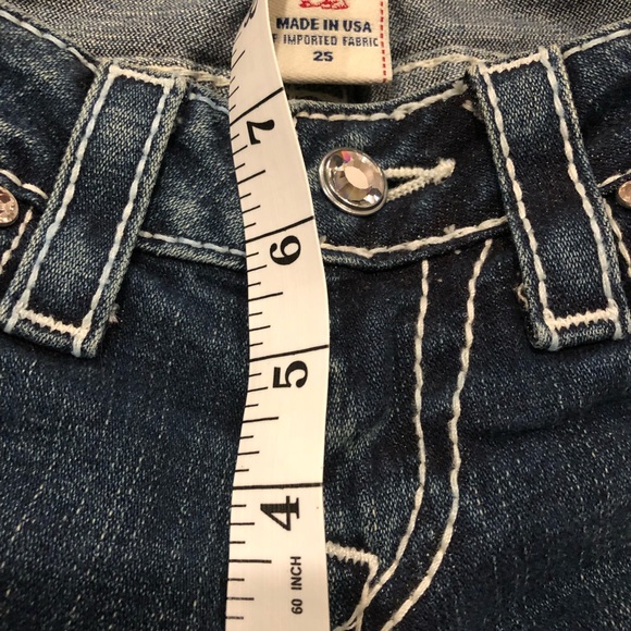 TRUE RELIGION Disco Ball low rise boot cut jeans. - Picture 6 of 11